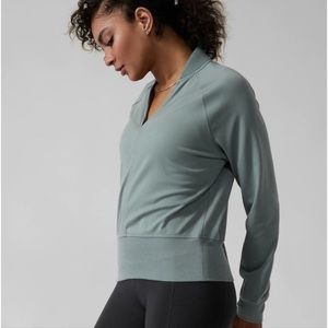 Athleta Soft Green Women's Hoodie
